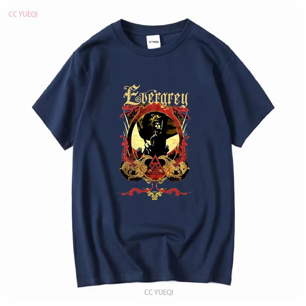 Evergrey T Shirt Size Medium Progressive Metal Sweden Vintage Washed Homme Soft Stretched Versatile Casual Stylish Fashion