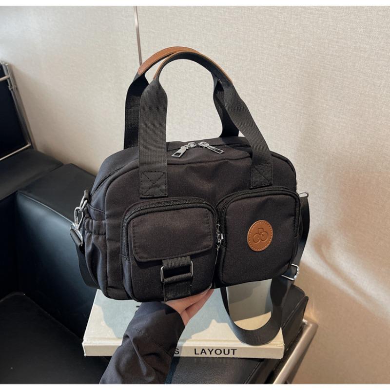 New fashionable multi-pocket women's bag anti-splashing nylon bag large capacity portable women's shoulder messenger bag