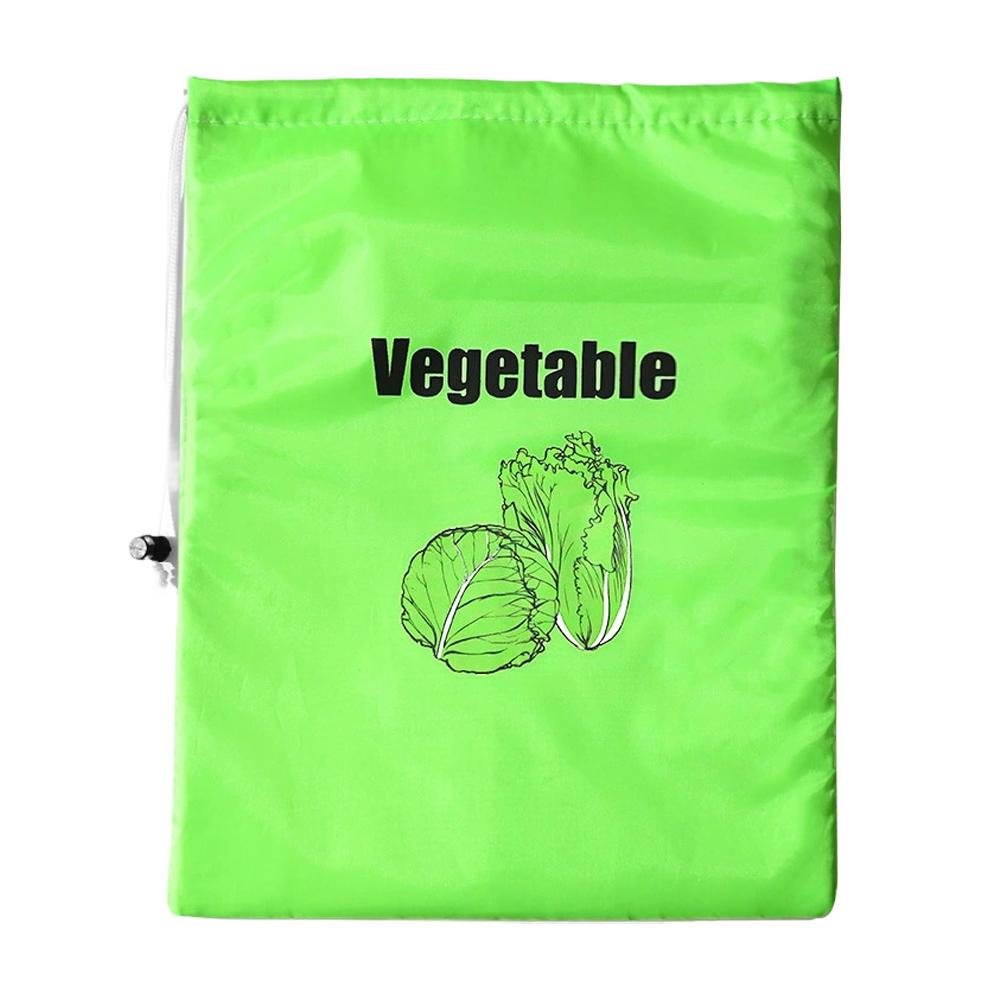 Durable Yellow Banana Storage Bags Bundle Pocket Reusable Insulated Fruit Vegetable Food Fresh-keep Drawstring Preserve Bag