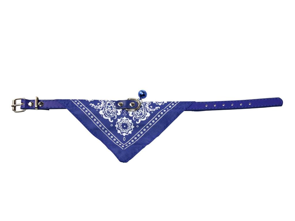 Cat Bandana Collar with Bell - Pet Scarf and Accessory