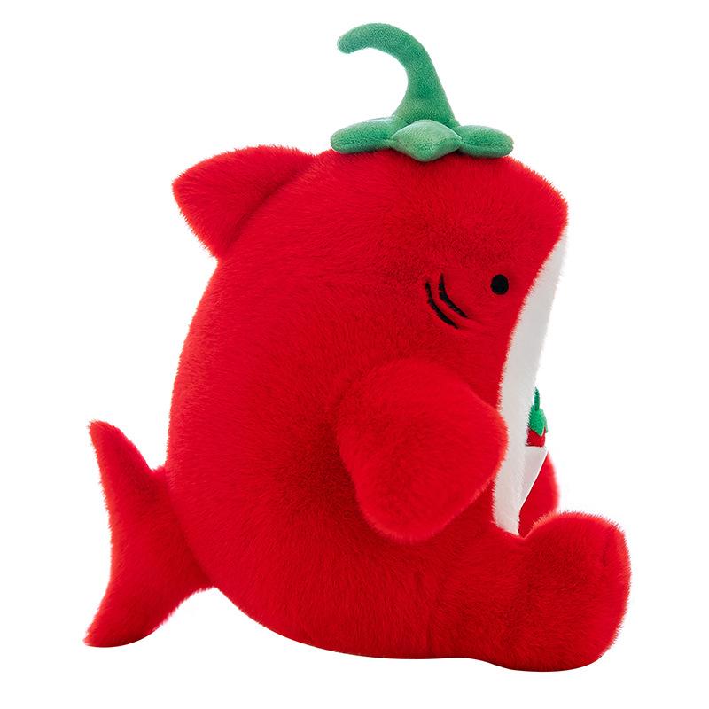 Creative Shark Chili Plush Toy Children's Soothing Doll Claw Machine Doll Office Pillow Activity Gift