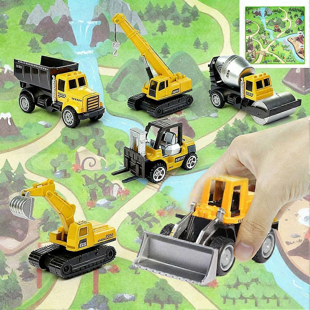 Alloy Small Construction Cars Vehicles, Die Cast Mini Construction Truck Toys