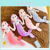 Cute Cartoon Mermaid Soft Plush Cushion Toy Ideal For Kids Birthday Celebrations