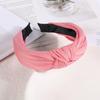 New Headbands for Women Girls Knotted Hair Band Solid Color Hairband Simple Hair Hoop Retro Makeup Headwear Hair Accessories