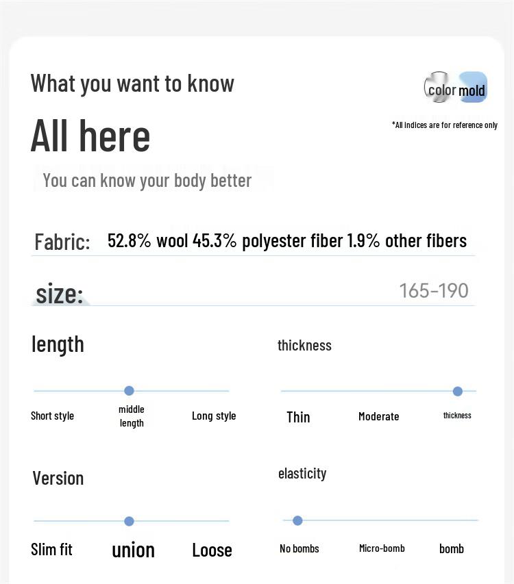 Yalu Men's Mid-Length Wool Blend Coat with Detachable Down Liner
