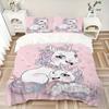 Unicorn Family Love Print 3Pcs Bedding Setduvet Cover With 2 Bedropillowcase Home Birthday Gift