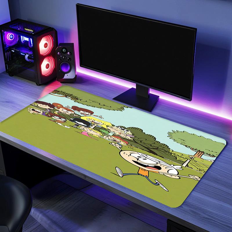 The Loud House Mouse Pad - Non-Slip Rubber Base, Smooth Surface for Work,Gaming,Office,And Home Use, Desk Mouse Pad