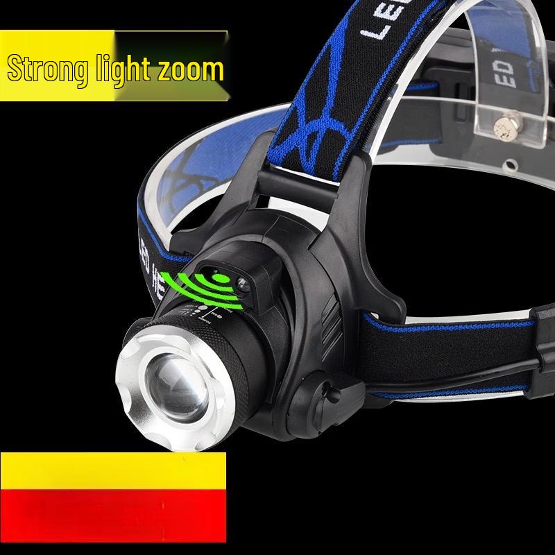 High-Power USB Rechargeable Outdoor Headlamp