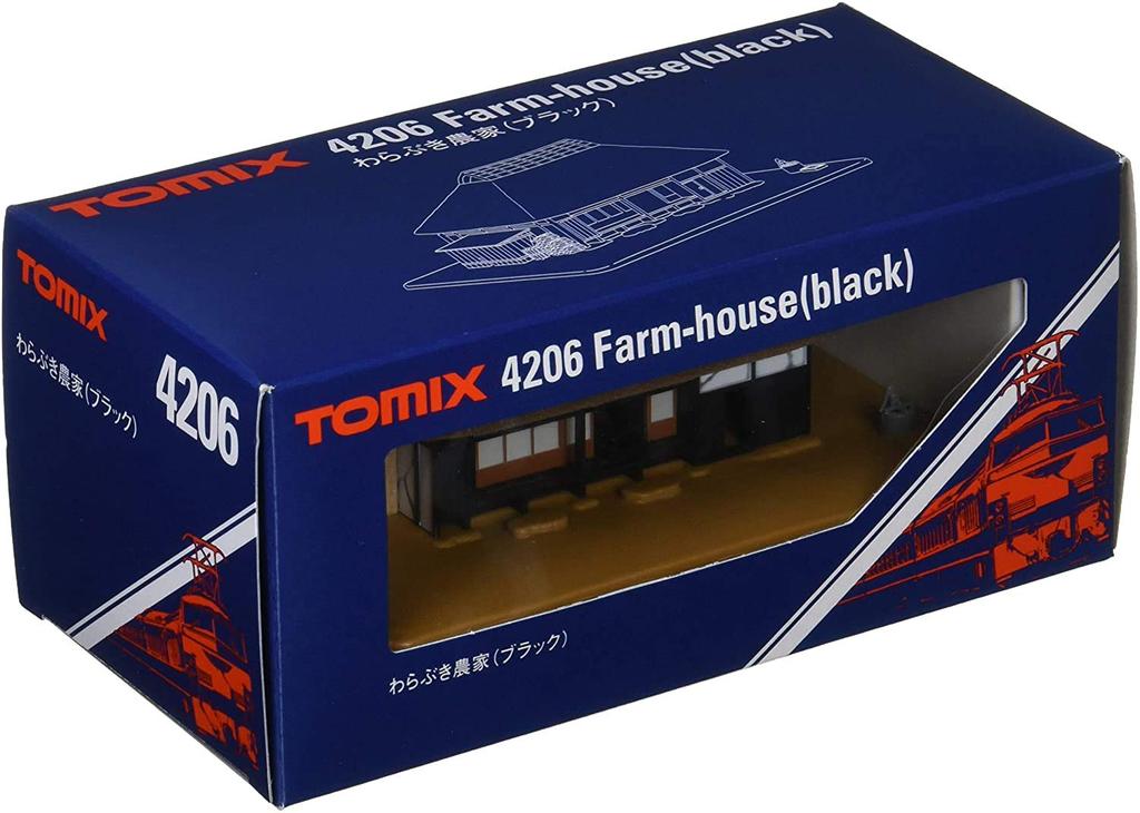 TOMYTEC TOMIX Масштаб N Крыша из соломы Черный 4206 Товары для макетов Железная дорога Фермерский дом, -