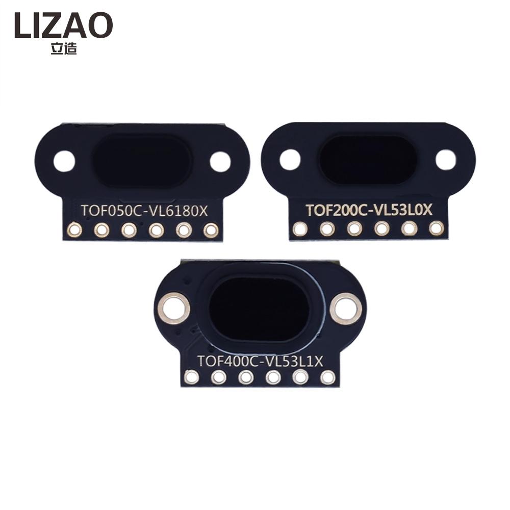 LIZAO TOF050C 200C 400C TOF Laser Ranging Sensor Time-of-Flight Distance Module IIC Output for Arduino VL6180 VL53L0X VL53L1X