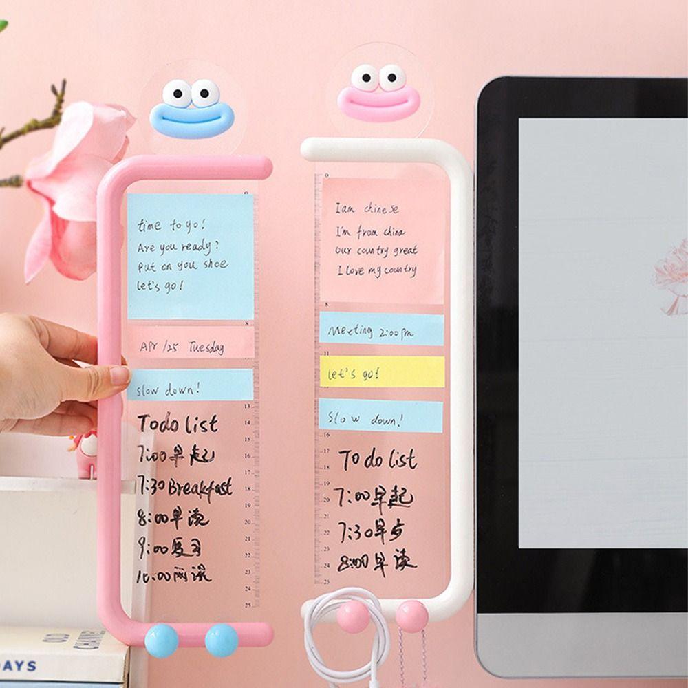 Multi-functional Display Message Board Transparent Computer Sticky Note  for Desk Accessories