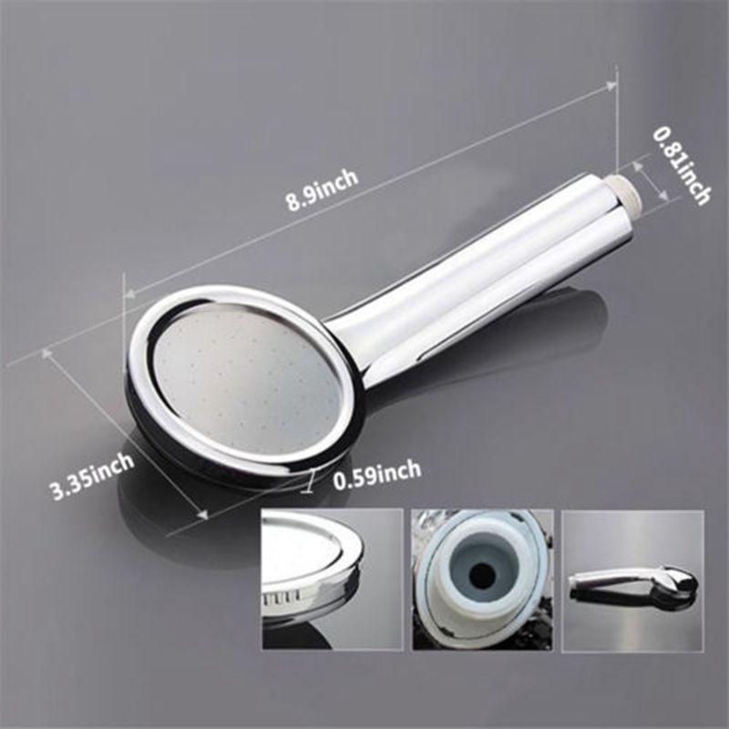 1/2" standard Shower Head Detachable Water Saving Handheld Bathing Handset