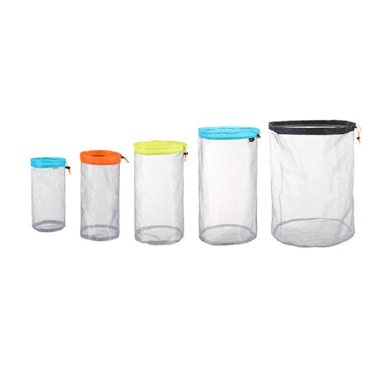 Golf Balls Bag Mesh Bag Storage Travel and Sports Polyester Mesh Drawstring Bag 1 серый