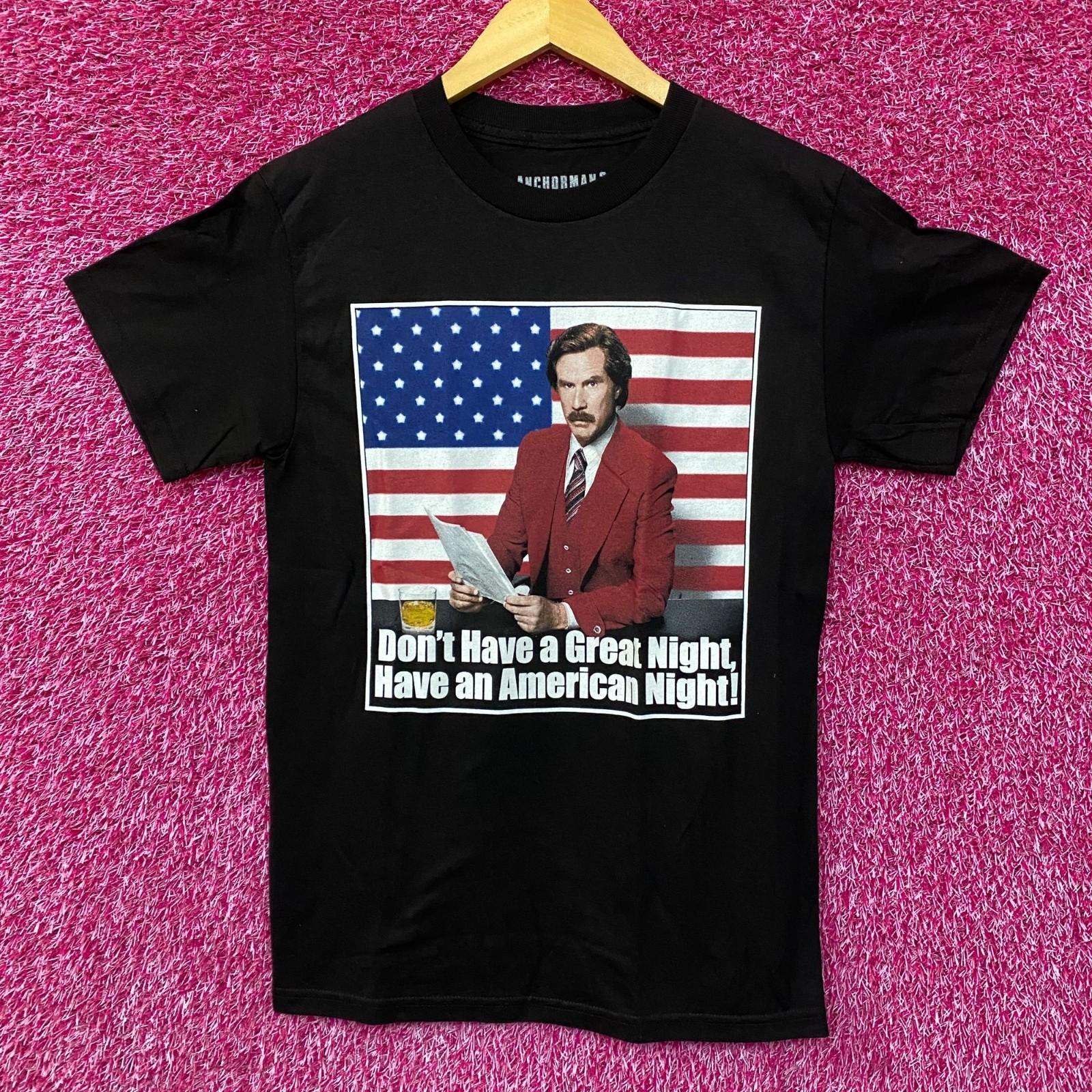 

Anchorman 2 Have an American Night T-Shirt Small S