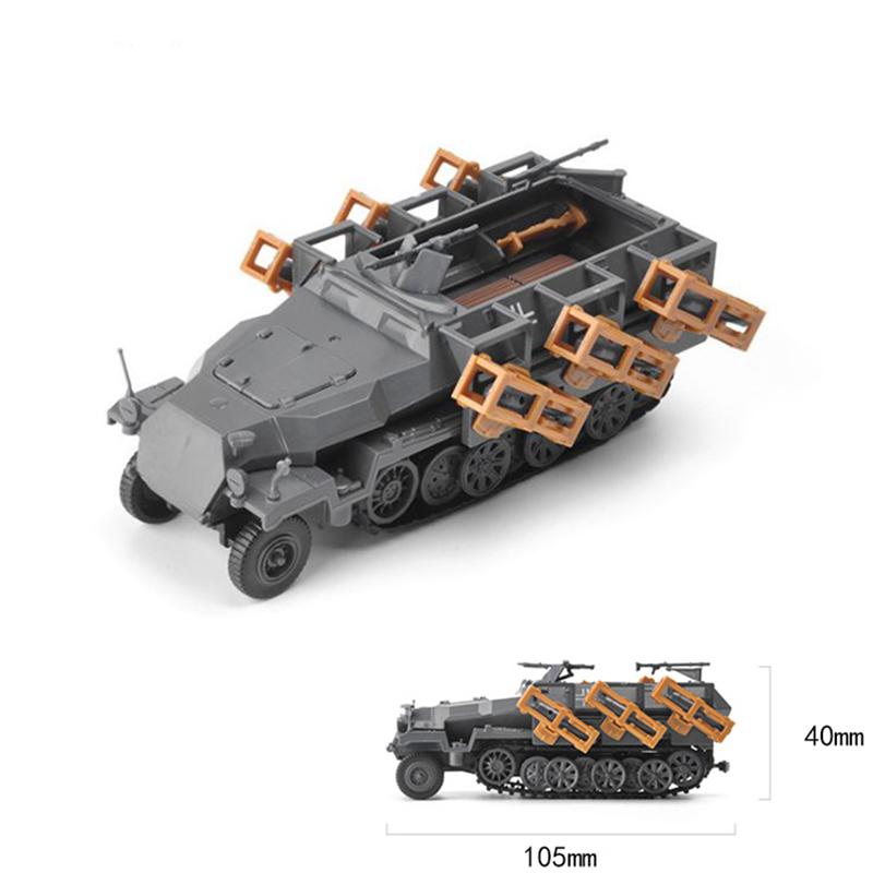 1/72 Military Vehicles Assembly Truck Tank Hummer War Machine Infantry Fighting Chariot Armored Car Plastic 4D Puzzle Model Toy