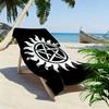 Wizard Magic & Witch Spell 2D Flat Print Beach Towel, Large Soft Quick Dry Towel for Beach Camping SwimmingZSTJ0915391