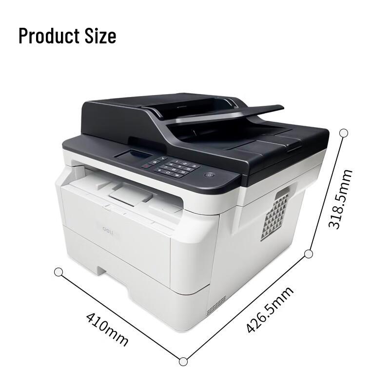 Deli M3400FDN A4 Black & White Laser MFP CN plug (adapter included)