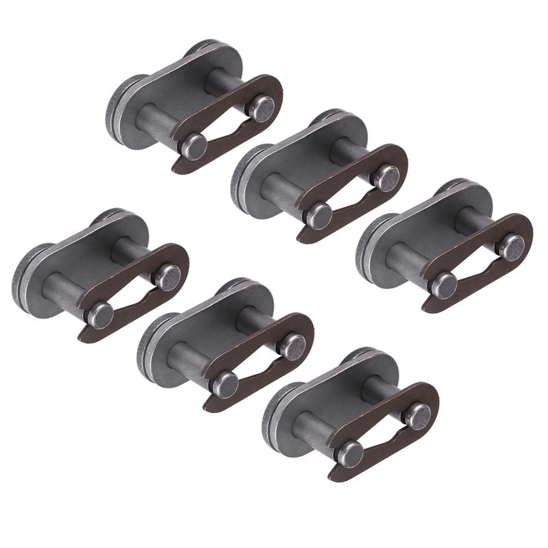 5 Sets 415 Chain Master Connecting Link 2-Stroke Motorized Bike Gas Engine Parts High Strength for Motorized Repair Modification