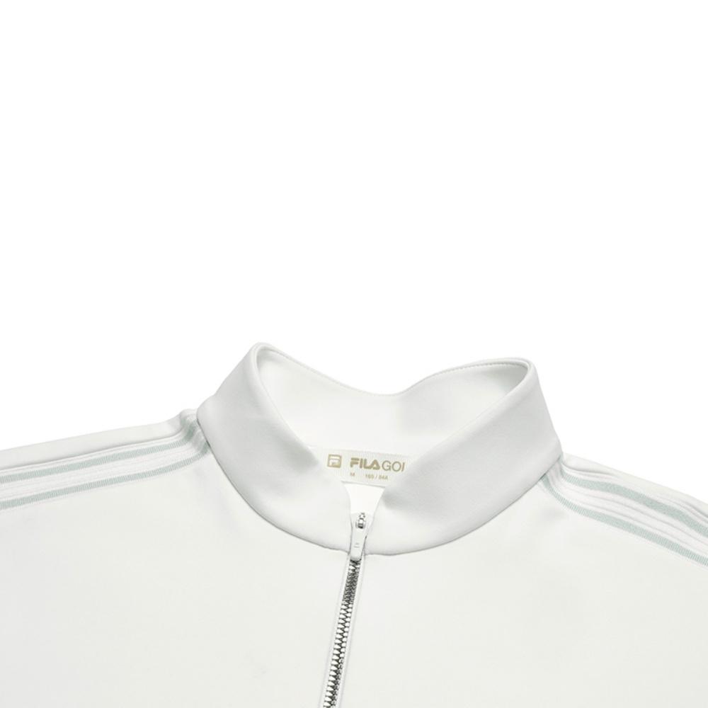 Fila Golf Series Trendy Fashion Versatile Casual Sports Long Sleeve T-Shirt Women Tops Jade-White A11W545220FWT