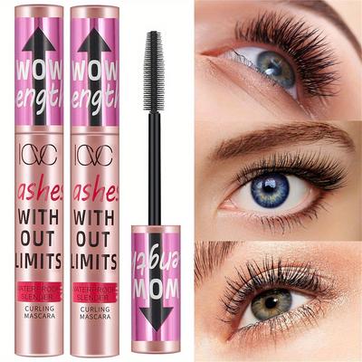 Volumizing Mascara Intense Black Curling & Lengthening Long-Lasting Formula Waterproof & Smudge-Proof Mascara Long-wear Cosmetic