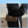 Chic Black White Silver Brown Khaki Pu Crescent Bag Perfect For Everyday Fashion