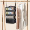 Large Capacity Foldable Multifunctional Clothing Storage Bag Wardrobe Hanging Clothing Storage Bag Multi-layer Storage