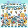 Colorful Octonauts Birthday Party Decoration Set With Spiraling Banners And Balloons