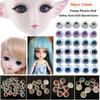 50pcs 12mm Doll Round Eyes Handmade Simulation Ceramic Eye Accessories Funny Doll Safety Eyes