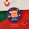 Portable Cartoon Christmas Mirror - Compact Cute Makeup Gift for Students