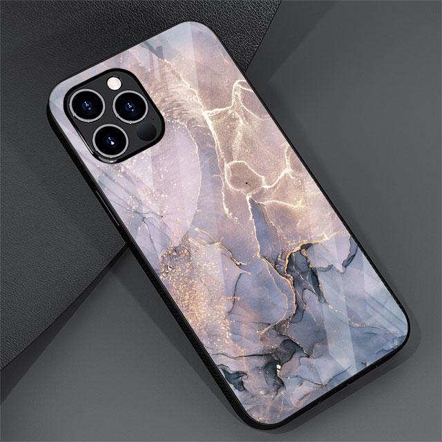 Etui ze szkła z wzorem marmuru do Apple iPhone 13 Pro 11 14 12 7 8 Plus SE 2022 XR X XS Max 6 6S Hartowane etui na telefon