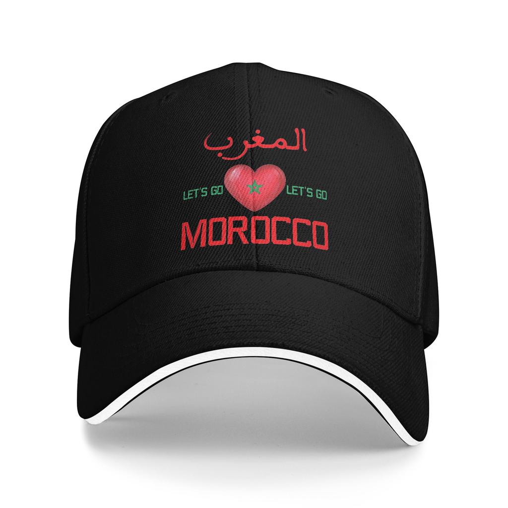 Morocco Flag Outfits Men Women Baseball Cap Trucker Hat Unique Daily Headwear Adjustable Snapback Cap