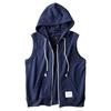 Sleeveless Hoodie Men's Fashion Brand American Vest Vest Foreign Trade Export Original Overplus Order Men's Clothing Knit Cardigan Vest