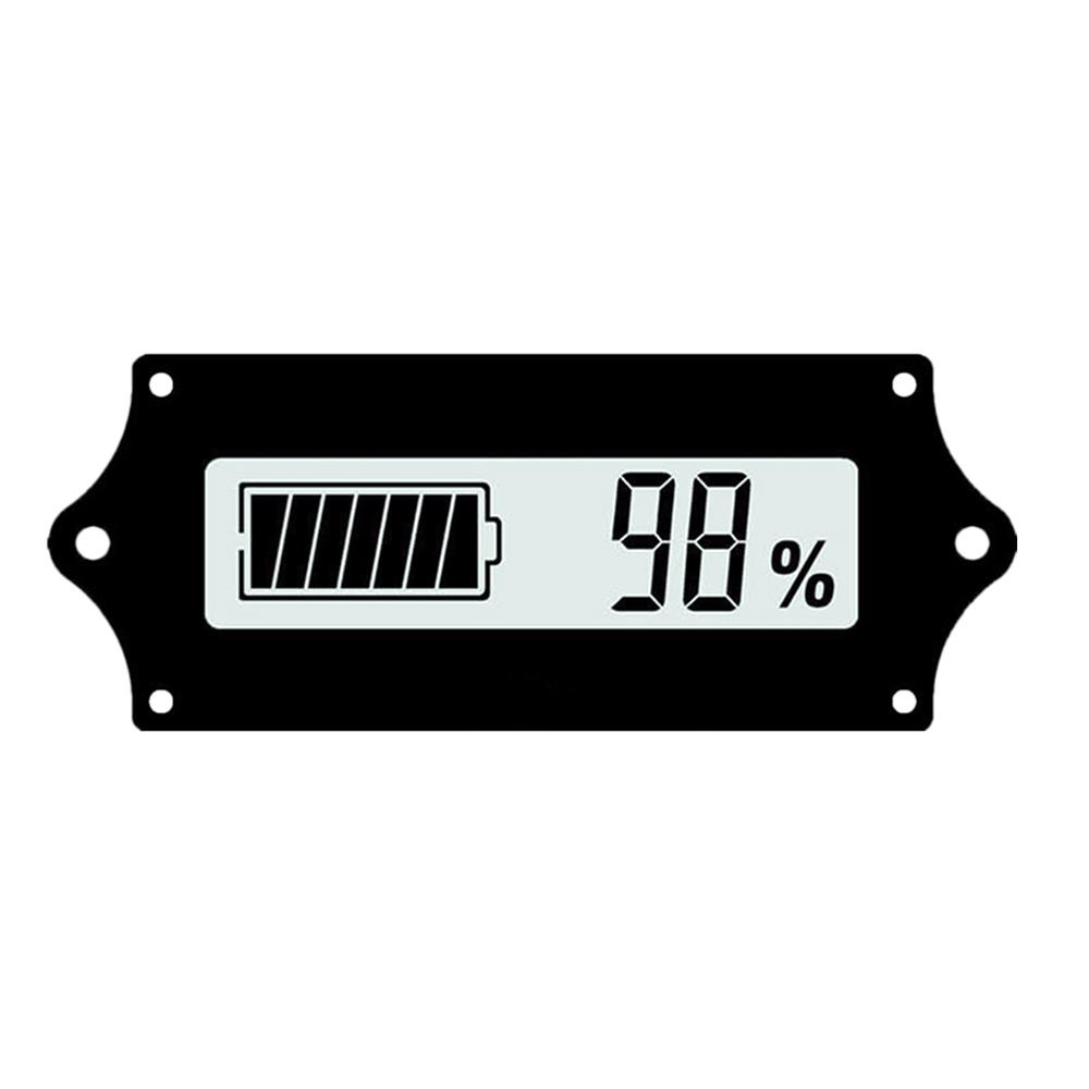 12V/24V/36V/48V Lead Acid Lithium Battery Capacity Indicator LED Battery tester Charge Level Indicator Power Level Detector Test белый
