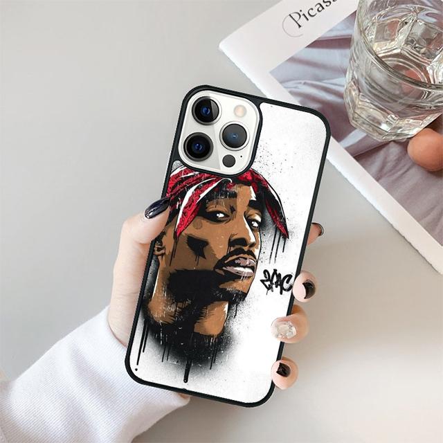Tupac 2pac Shakur Handyhülle Für iPhone 17 Air 15 16 Hülle 14 13 11 12 Pro Max Max Plus Rückseite Schale