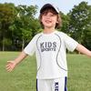 Kids' Quick-Dry Breathable Sports Set: Short Sleeve T-Shirt & Shorts for Soccer - Boys & Girls Summer Activewear