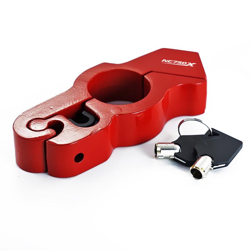 For HONDA NC750X NC 750X NC750 X 2014-2020 Universal Motorcycle Grip Brake Lock Anti Theft Security Safety Handlebar Locking