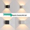 USB Rechargeable Magnetic LED Wall Light with Motion Sensor - No Wiring or Drilling Needed