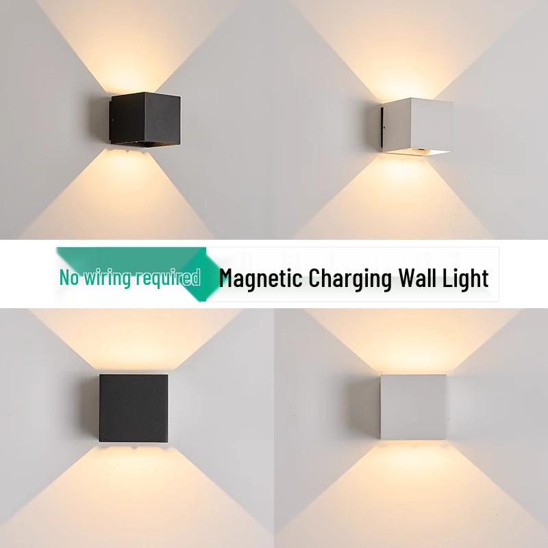 USB Rechargeable Magnetic LED Wall Light with Motion Sensor - No Wiring or Drilling Needed