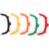 5Pcs Purse Frame Semicircle Candy Colors Curved Plastic DIY Bag Accessories 16cm