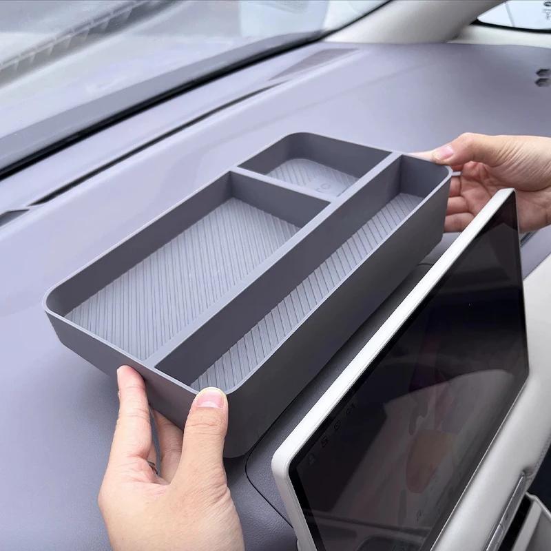 Hidden Storage Tray Behind Dashboard Screen, Practical Modified Interior Storage Accessories for MG4