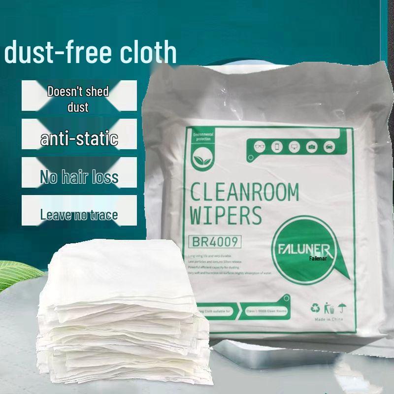 

Anti-Static Ultra-Fine Dust-Free Cleaning Cloth for Lenses & Screens, 1009 Model, Industrial-Grade, 9-inch. Laser Edge Ultra-fine 4-Inch 10 Sheets 9cm