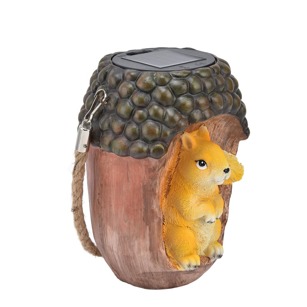 Solar Squirrel Stake Lights Outdoor IP67 Waterproof Squirrel Decorative Lights for Patio Yard