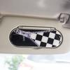 Car Epoxy Stickers Sun Visor Makeup Mirror Back Decals Decoration For Mini Cooper F55 F56 Interior Decorative