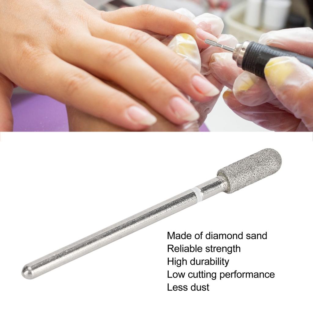 50 Stück Nagelbohrer Acryl Gel Entfernung Raue Oberfläche Starke Härte Diamantsand Nagelhaut Polierbits