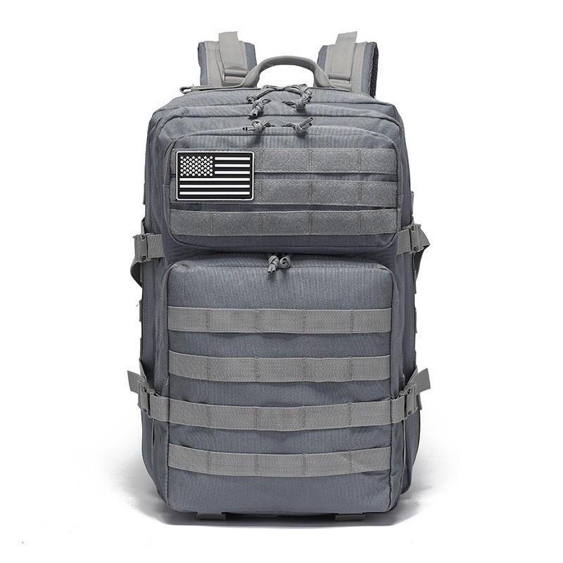 Men's Large Capacity Outdoor Sports Backpack, Water-Resistant, Multifunctional, 45L