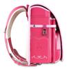 Coulomb Prelude Schoolbag for A4 Flat File Synthetic Large Pearl with Transparent Backpack Cover Girls, Compatible, High-Quality Leather, Capacity,