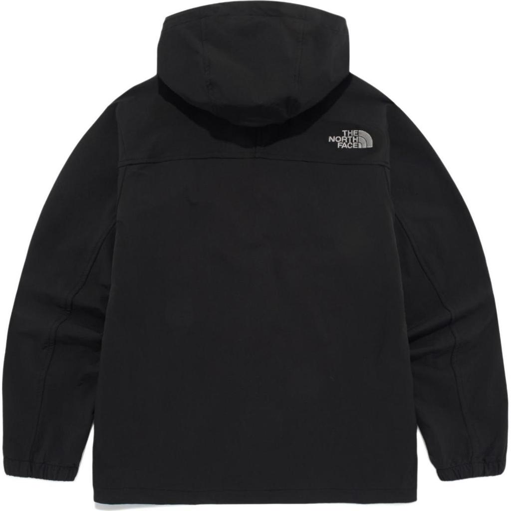 The North Face Logo Hooded Zip-Up Long Sleeve Jacket Men Jackets Black NJ3BQ51A