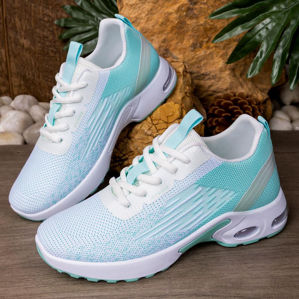 Breathable Mesh Sneakers, Lightweight Soft-soled Mesh Shoes, Women's Woven Lace-up Shoes, Suitable for Daily Outings, Running, Fitness