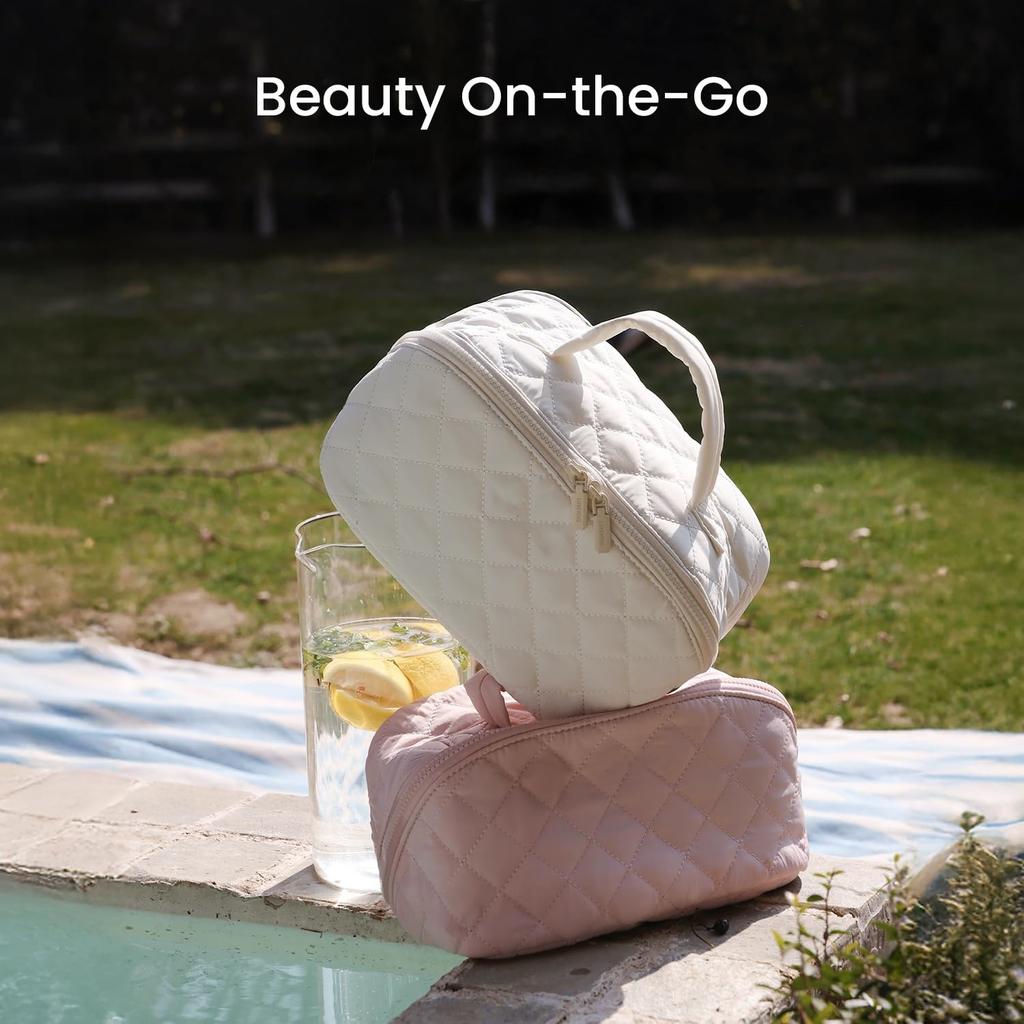 Large Capacity Makeup Organizer Bag Travel Portable Cosmetic Case