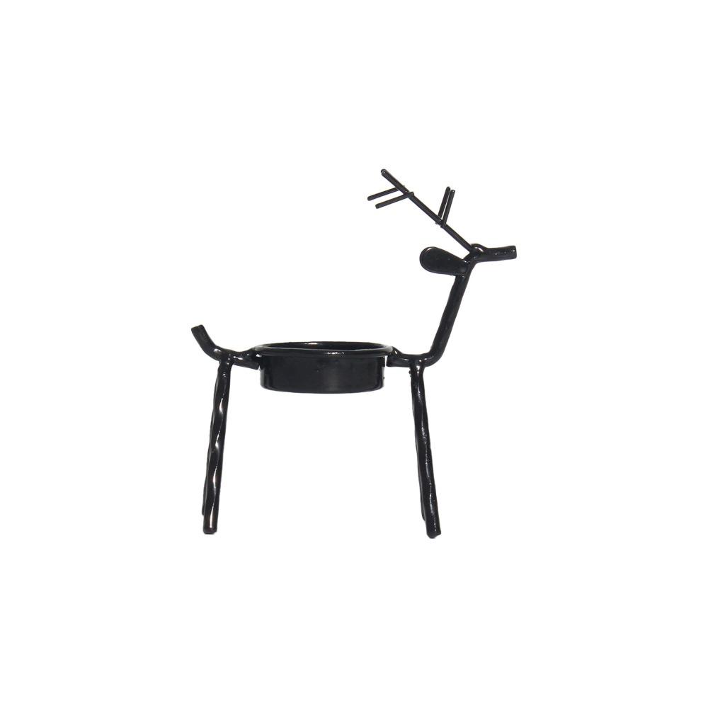 Standing Christmas Reindeer Tealight Holders Iron Metal Tea Light Candle Holders  Festivel